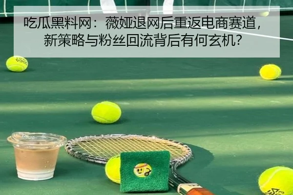 吃瓜黑料网：薇娅退网后重返电商赛道，新策略与粉丝回流背后有何玄机？